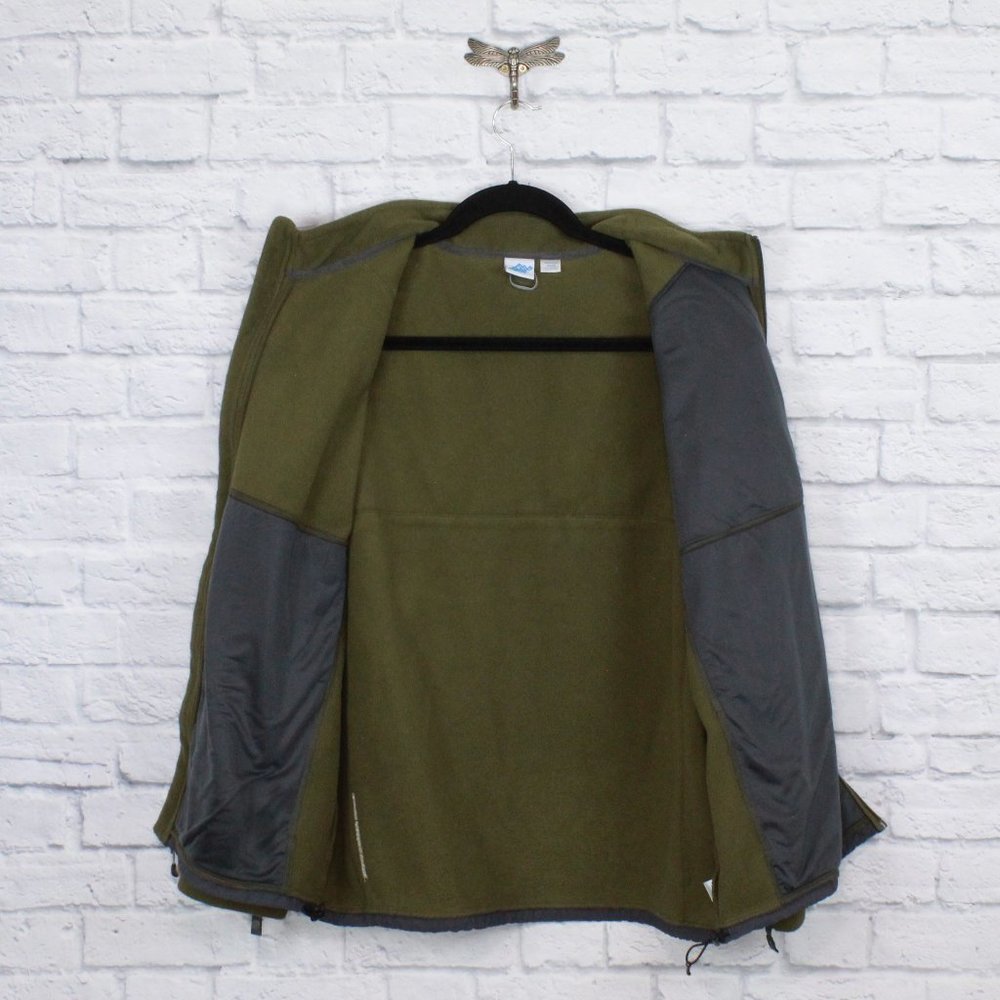 EMS Men's Green Full Zip Fleece Jacket Size XL - Picture 5 of 8